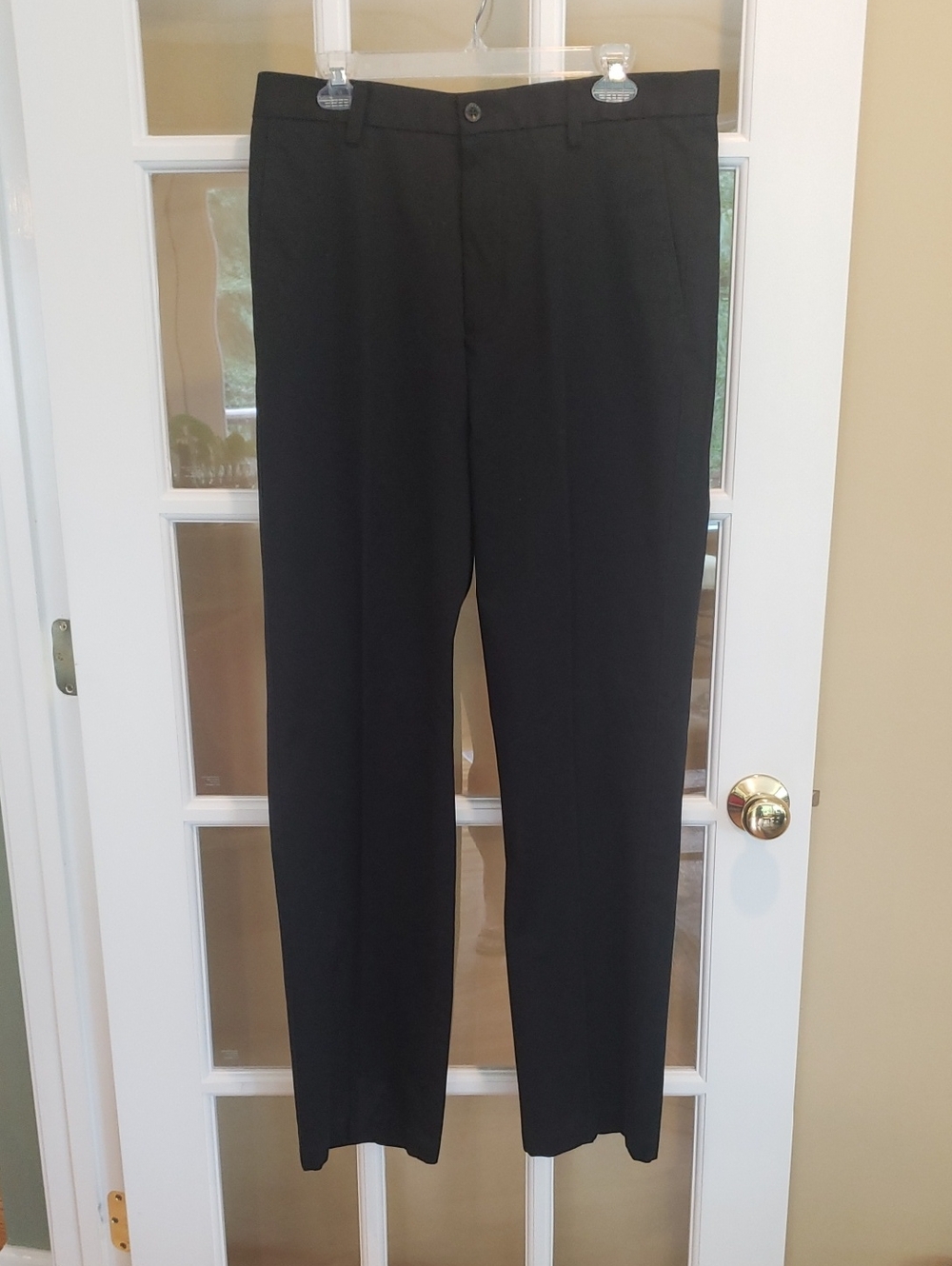 Dockers Black Men's Dress Pants - Straight Leg - 34x34